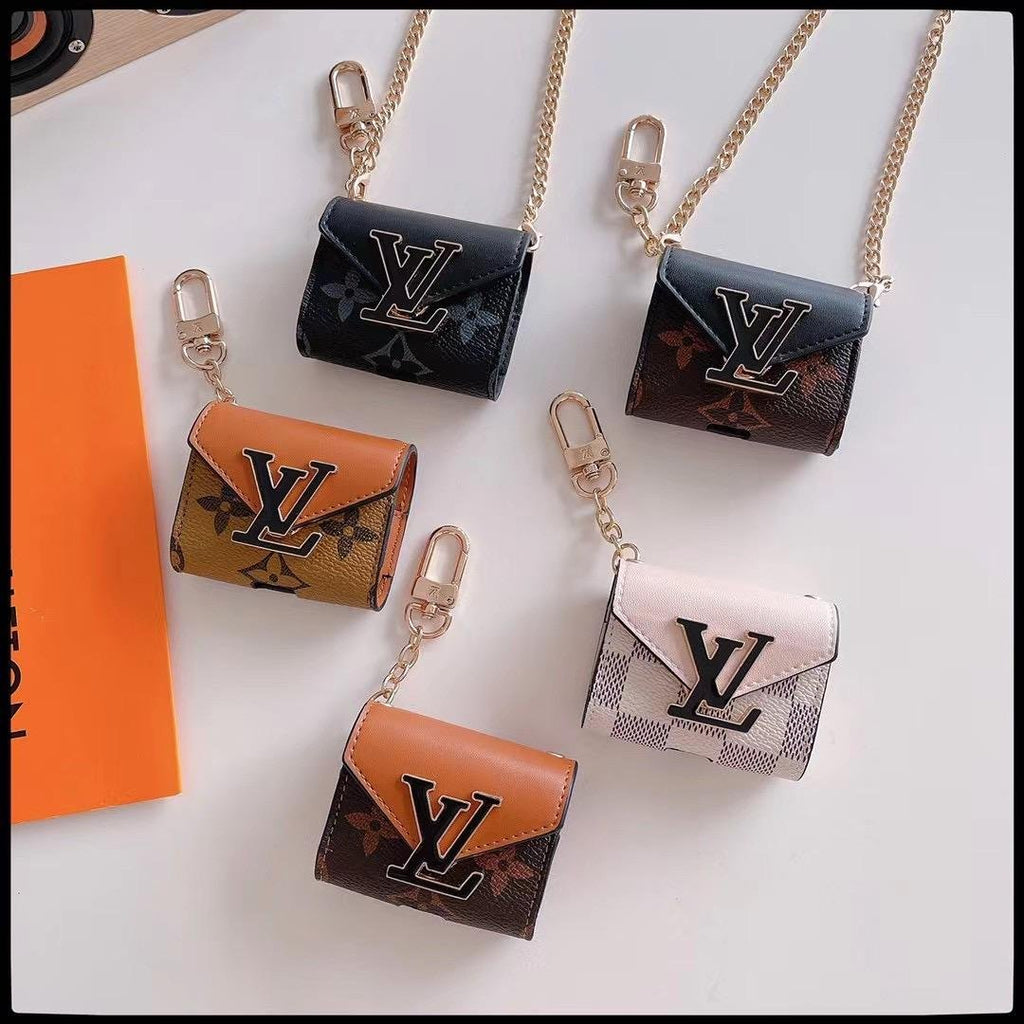 Luxury Magnetic Closure AirPods Case LV Style