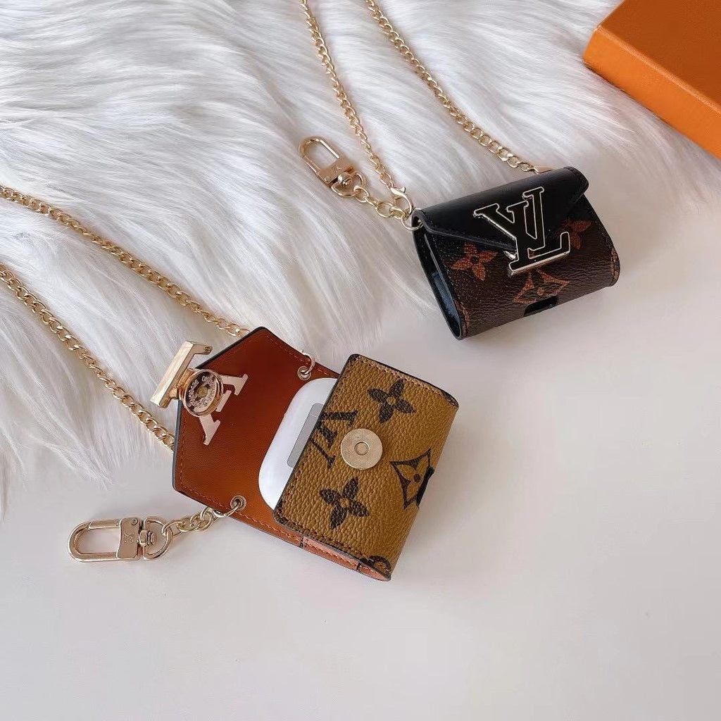 Luxury Magnetic Closure AirPods Case LV Style