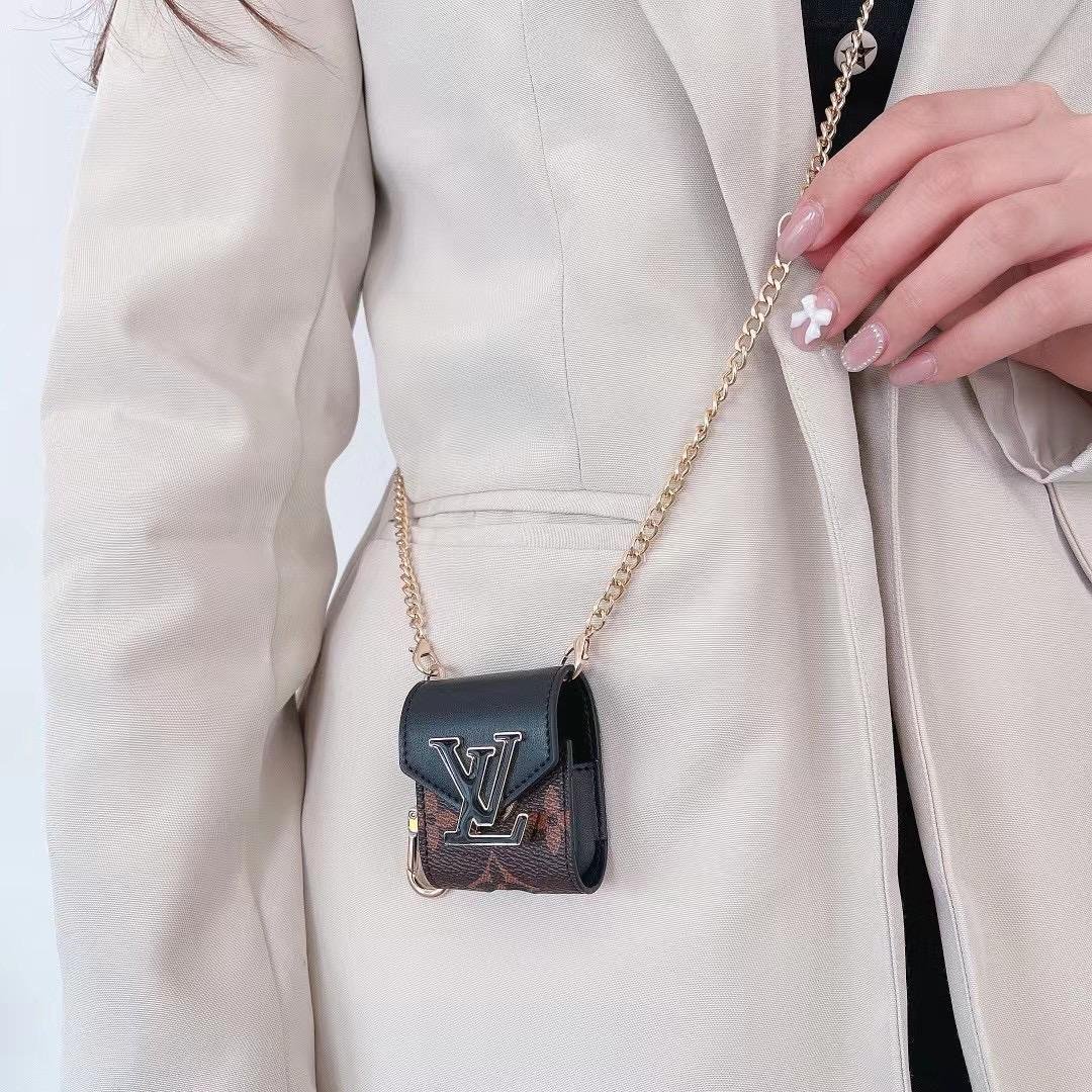 Luxury Magnetic Closure AirPods Case LV Style