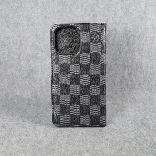 Black LV Phone Case iPhone 11 12 13 14 15 16 Pro Max Series