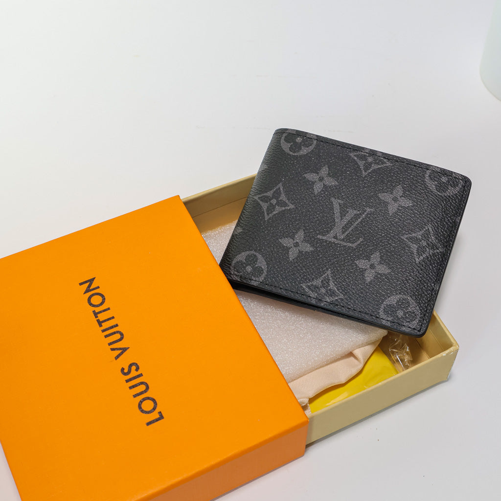Black Monogram LV Wallet