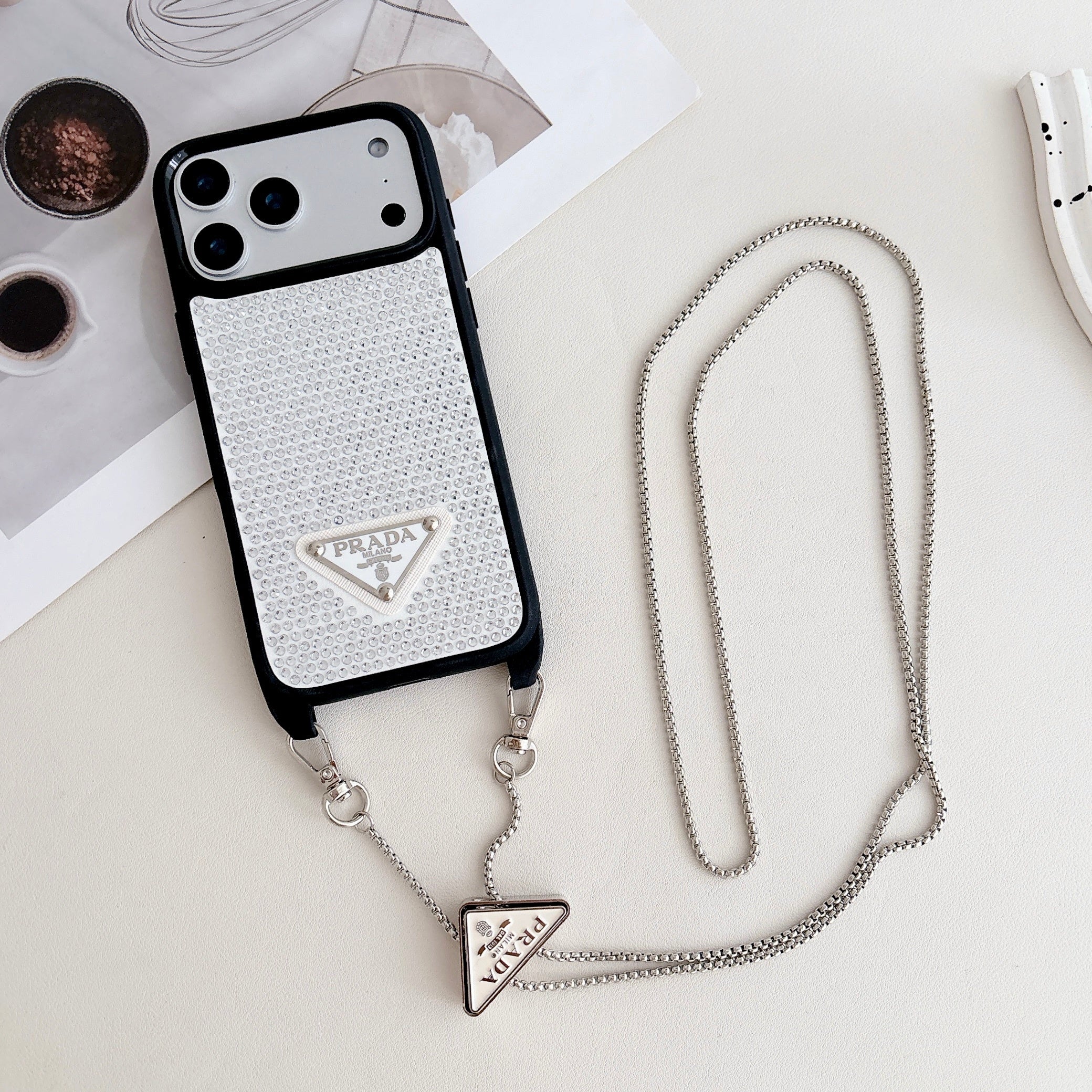 Prada Phone Case on Chain