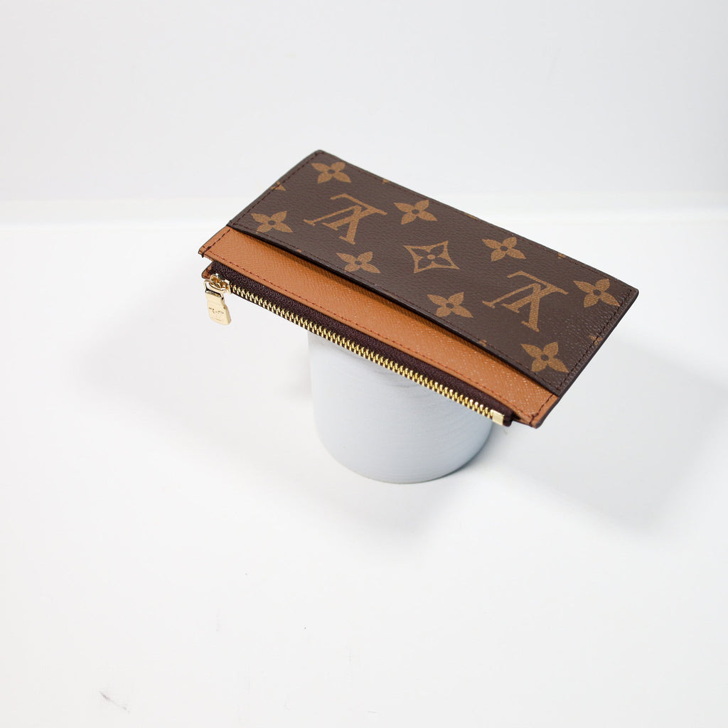 Louis Vuitton Monogram Card Holder Zipper Wallet