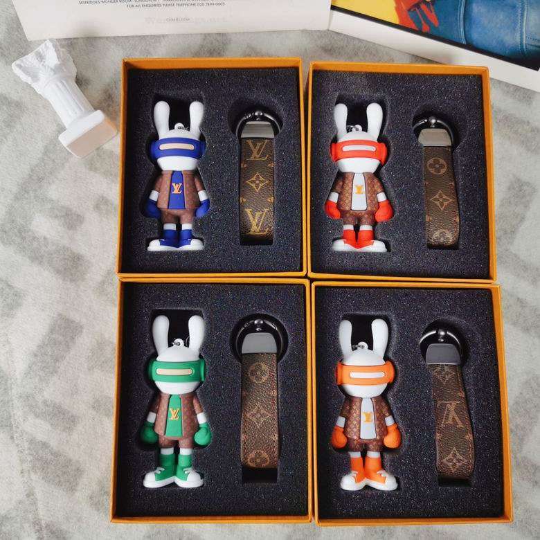 Louis Vuitton Bag Charm Keychain DJ Bunny Boxer