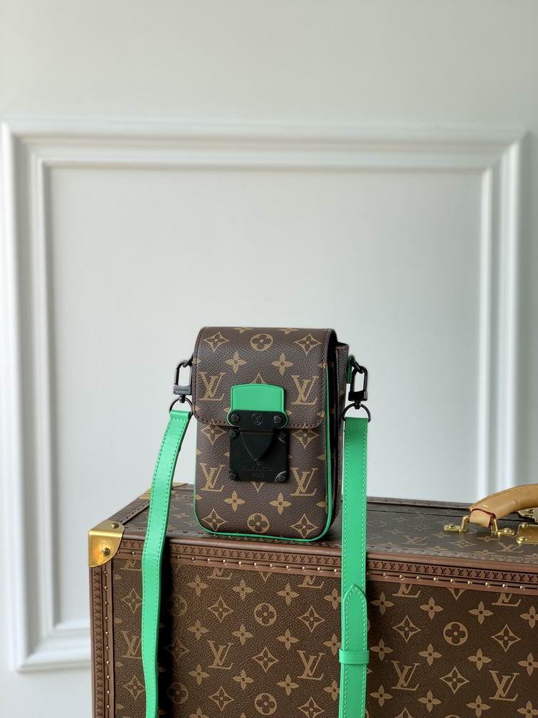 LV Utility Phone Bag Fashion Leather