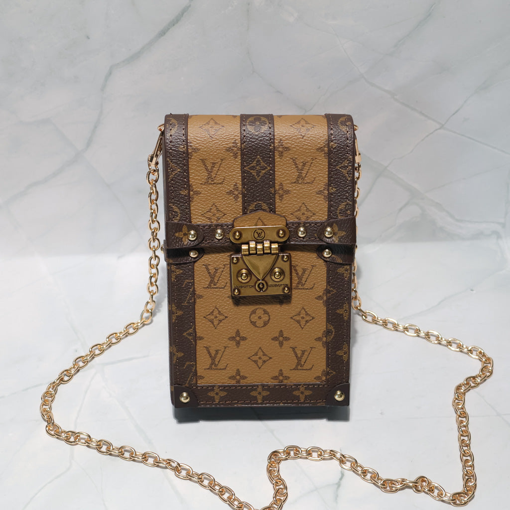 LV Vertical Trunk Pochette Crossbody Bag