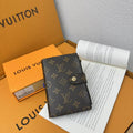 Luxury LV Wallet Brown Monogram Card Holder with Zipper