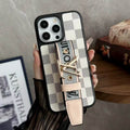 LV Case iPhone Pro Max Plus 16 / 15 / 14 / 13 / 12 Hand Strap