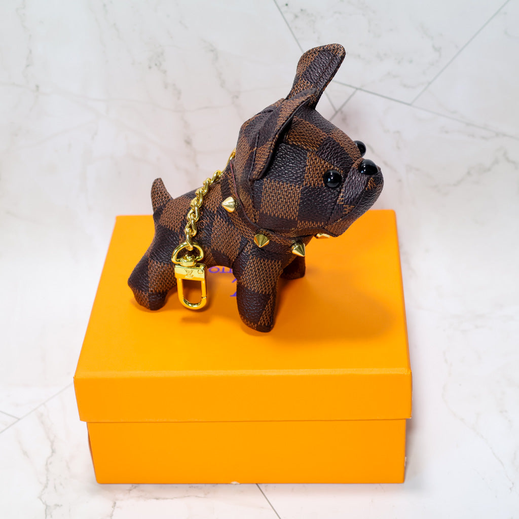 Louis Vuitton French Bulldog Keychain