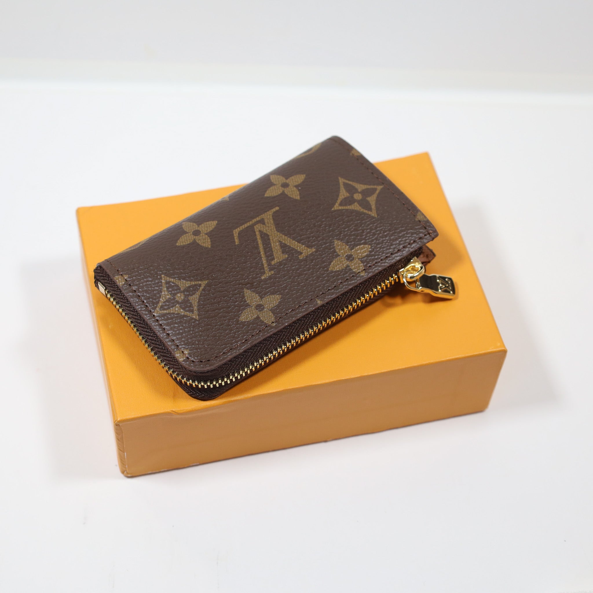 LV Monogram Key Pouch Mini Wallet