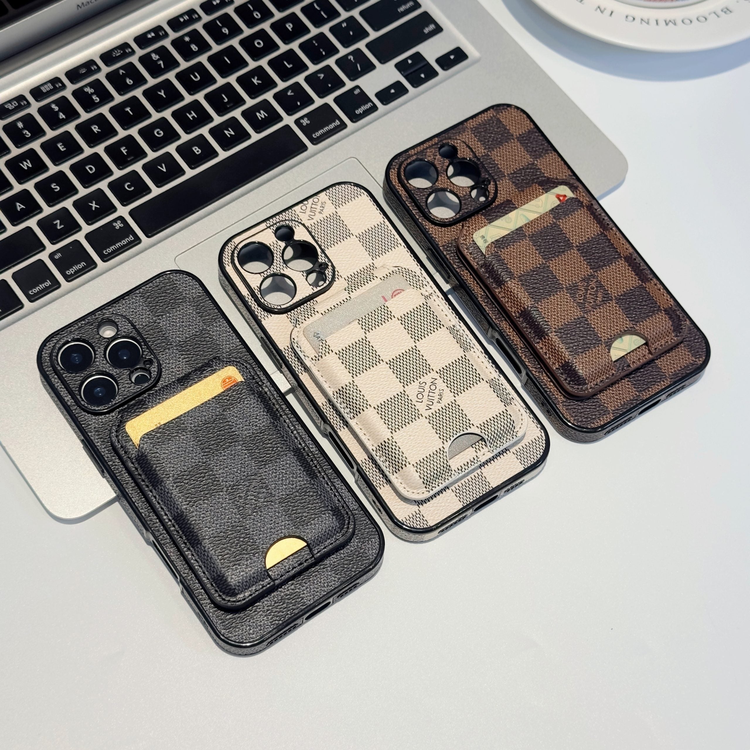 LV Magsafe iPhone Case With Card Holder 16/Pro/Pro Max/ Plus