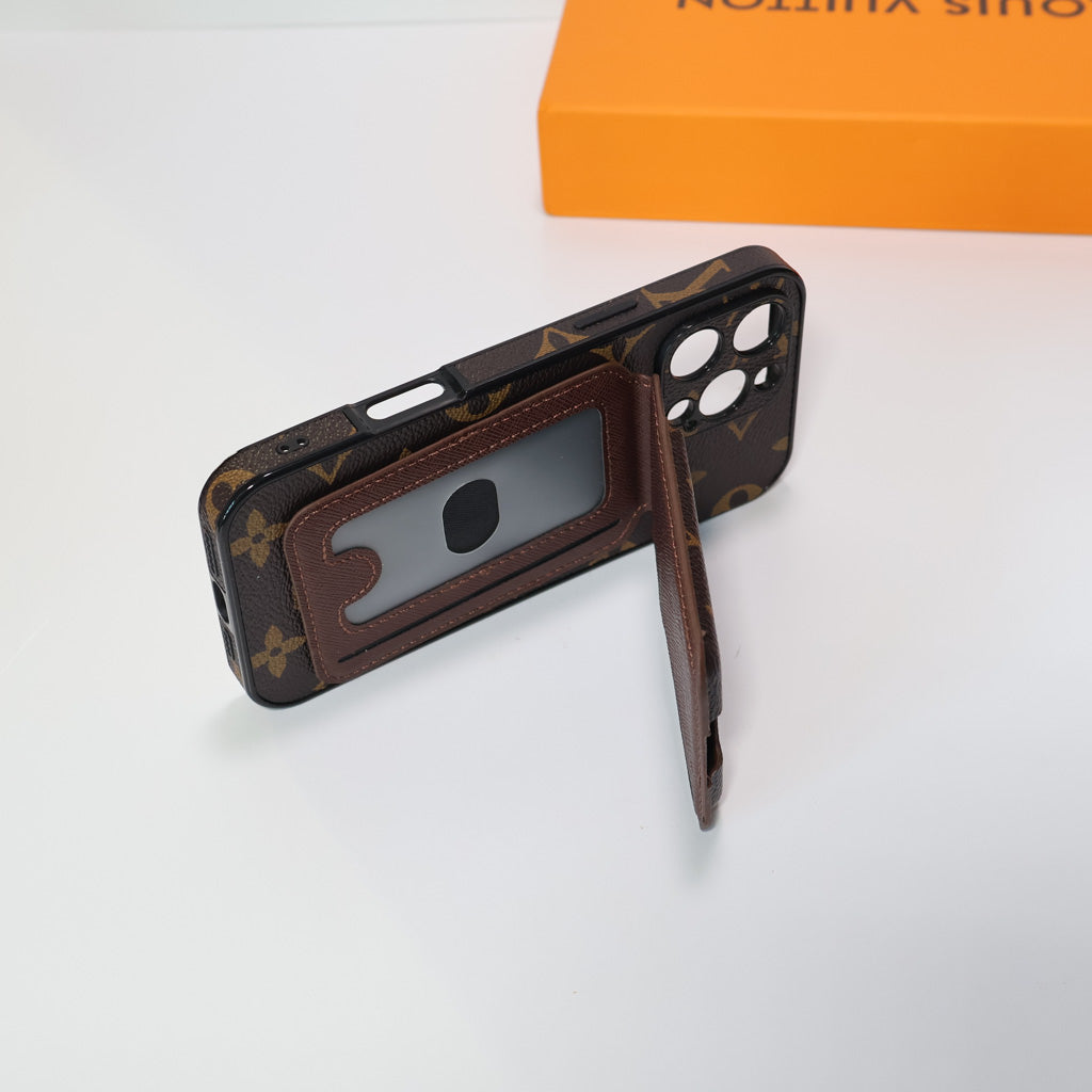 LV Magsafe iPhone Case With Card Holder 16/Pro/Pro Max/ Plus
