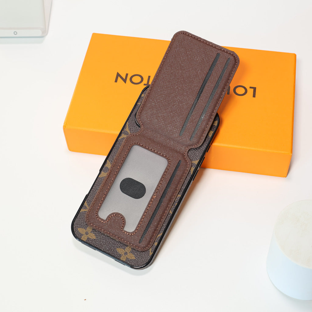 LV Magsafe iPhone Case With Card Holder 16/Pro/Pro Max/ Plus