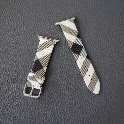 Burberry Design Watch Band Leather for Apple Watch