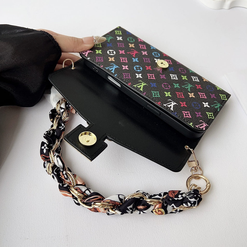Multicolor LV Crossbody Phone Case for 1317 Pro/Pro Max
