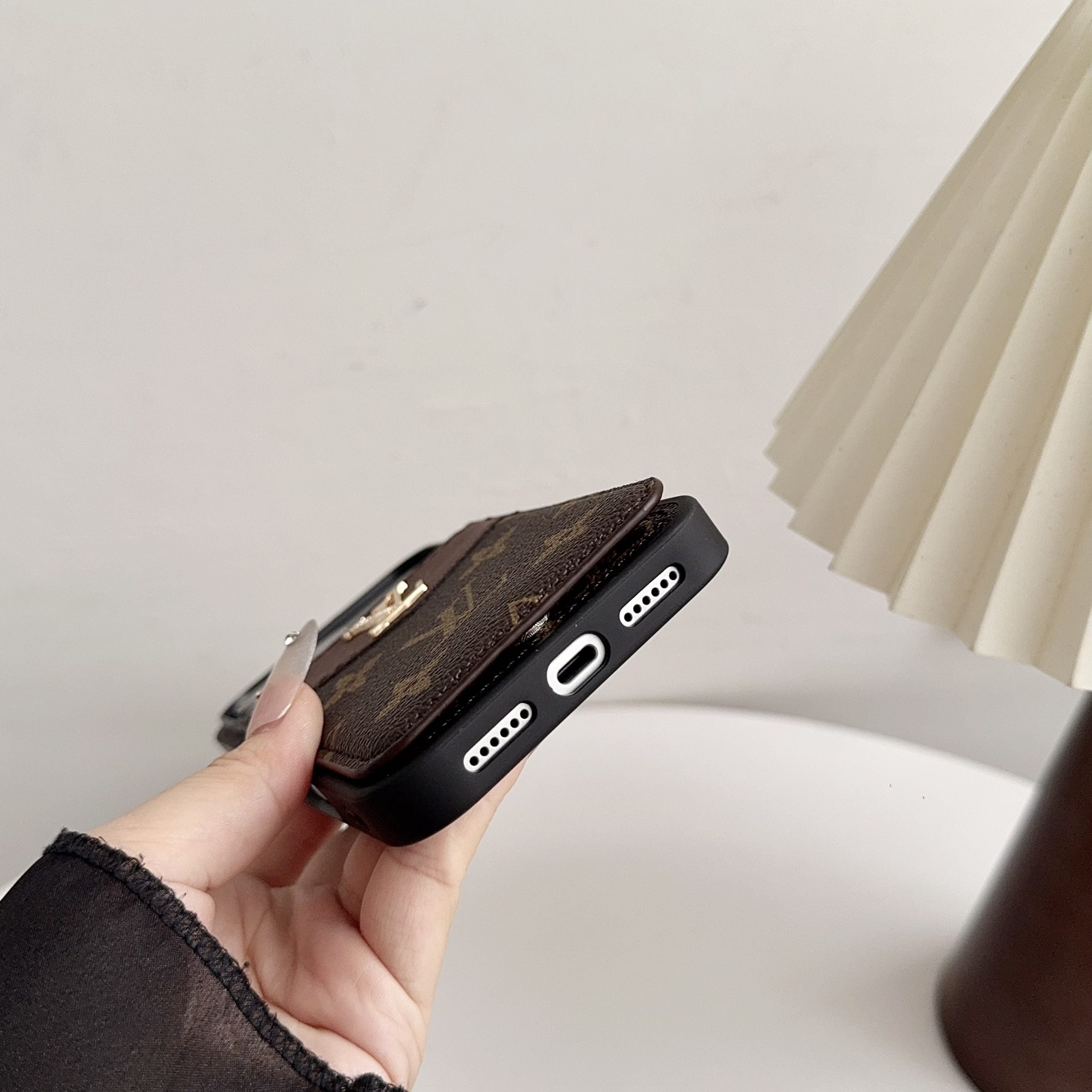 Louis Vuitton Card Holder iPhone Case for 17 Series