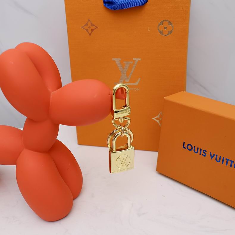 LV Bag Charm Key Chain Lock Design