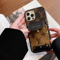 LV Crossbody Phone Case iPhone 11 12 13 14 15 Pro Max Plus