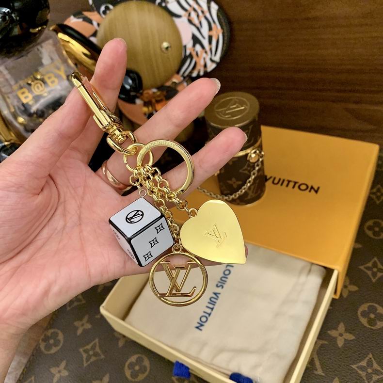 Heart and Cube Luxury Key Chain HandBag Charm