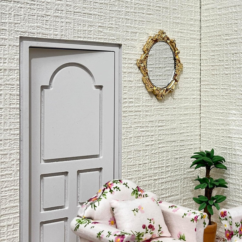 Miniature Mirrors Set – 1:12 Dollhouse Accessories