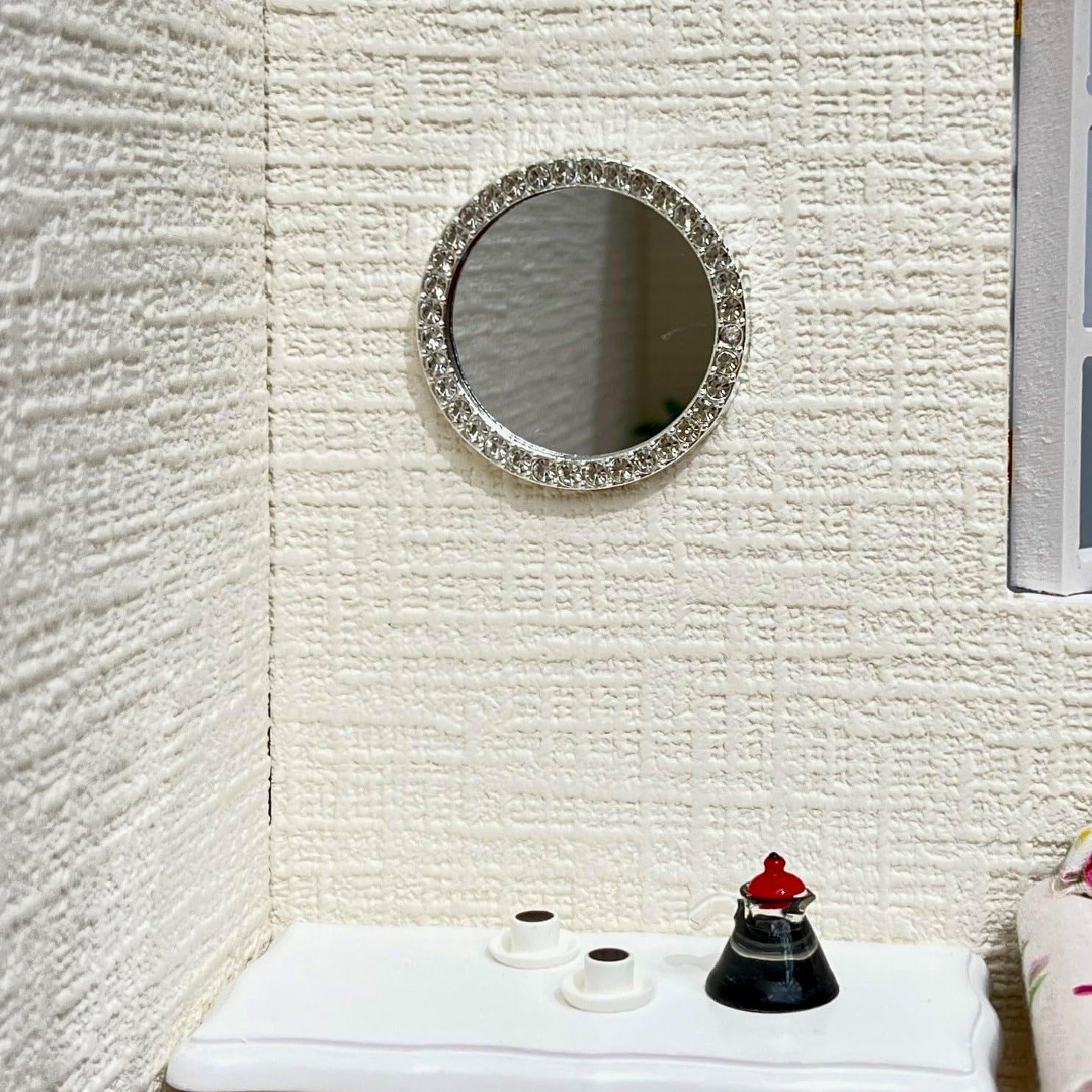 Miniature Mirrors Set – 1:12 Dollhouse Accessories
