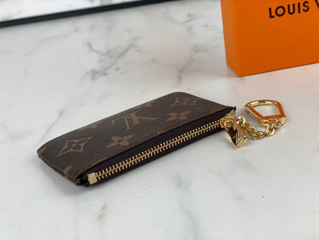 Louis Vuitton Key Pouch Brown Monogram