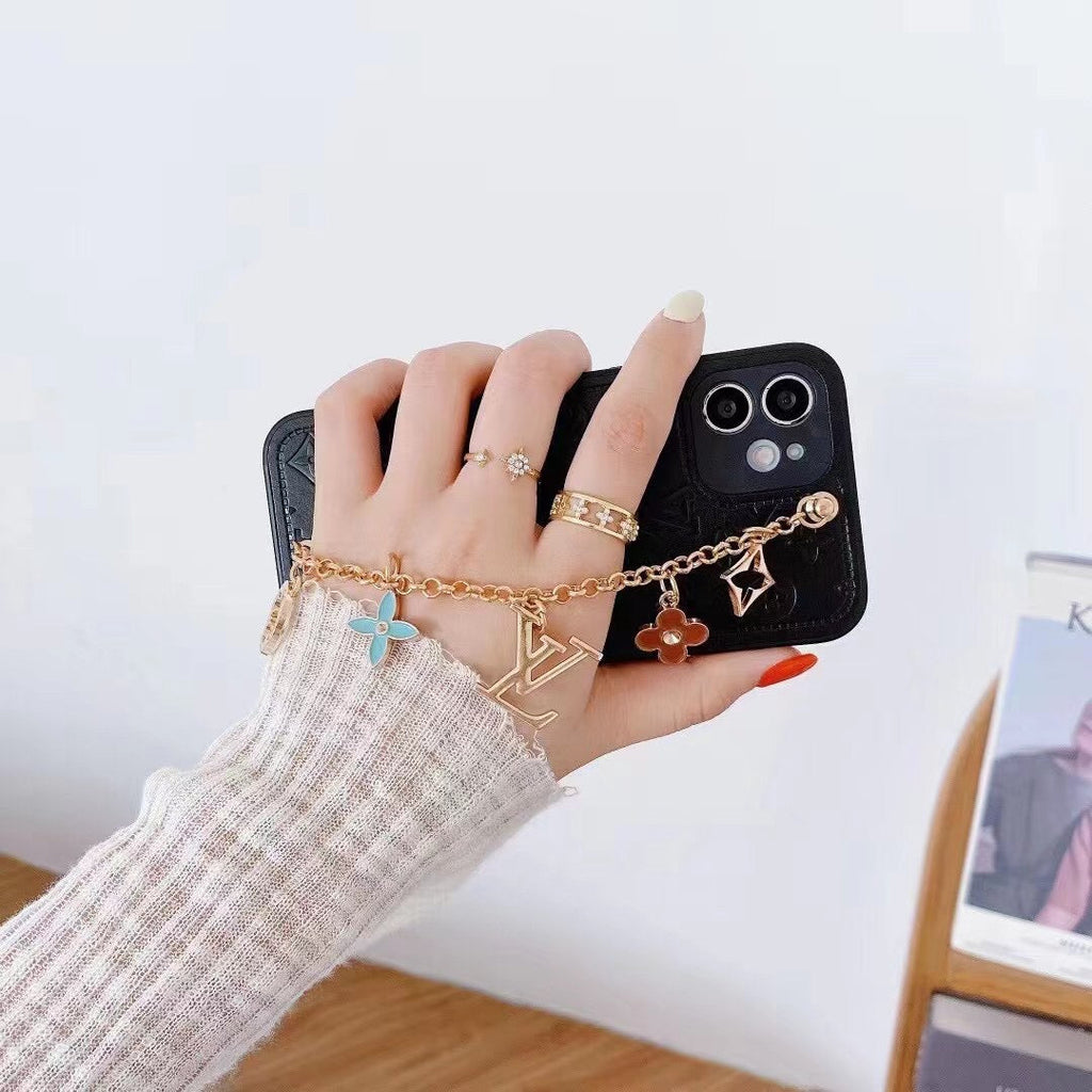 LV Luxury Phone Case Ornament Decoration for iPhone